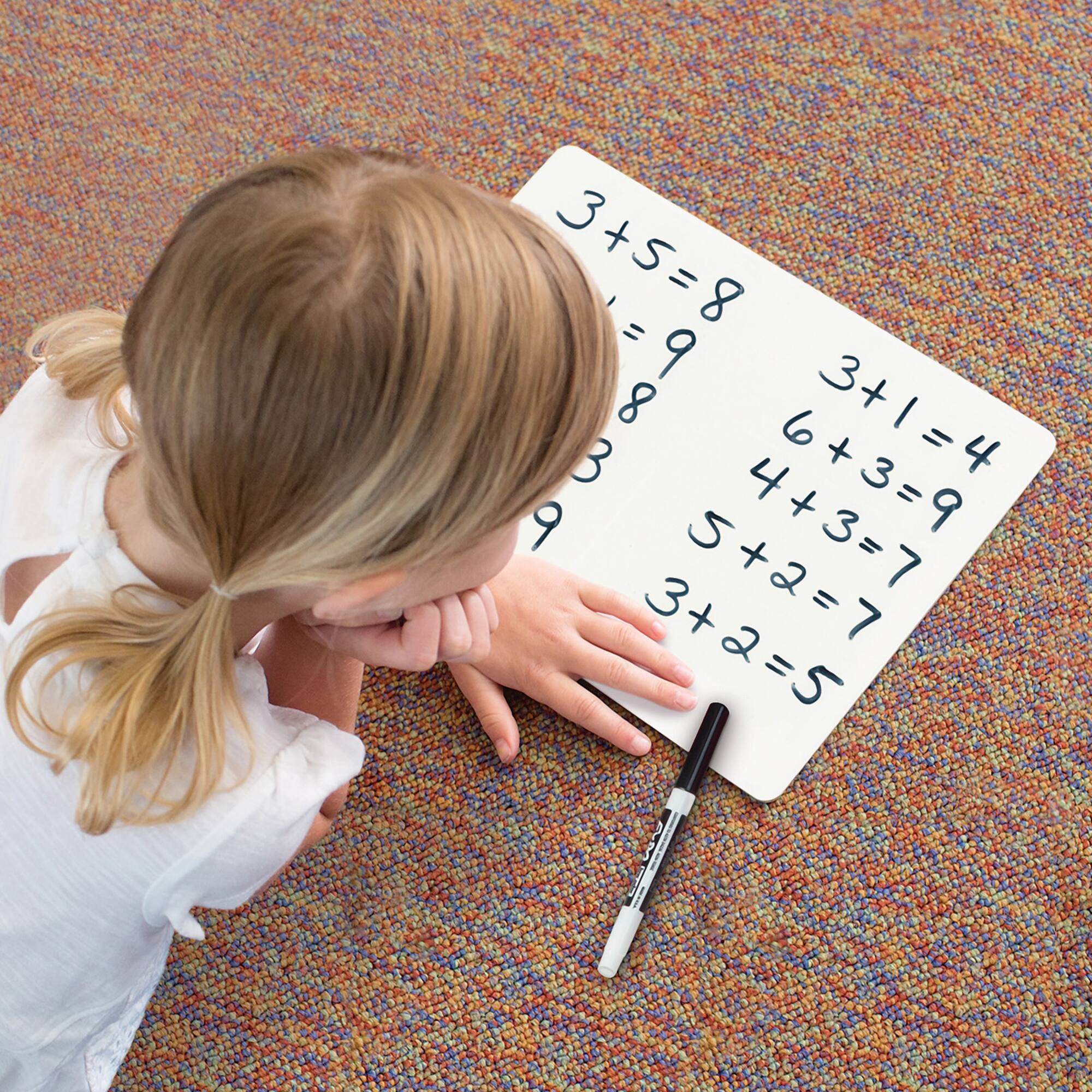 Creativity Street® 9" x 12" Combo Board, Whiteboard and Chalk, 10ct.